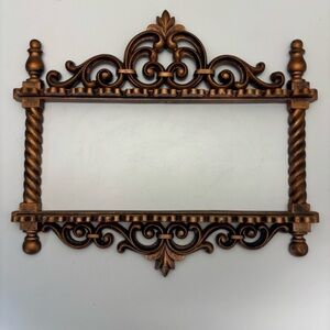 1970s ornate Dart Ind Coppercraft Guild resin spoon holder or jewelry display